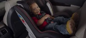Baby on convertible car seats