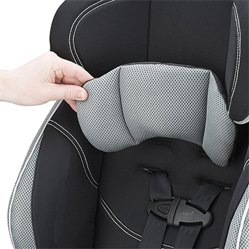 Evenflo chase car seat material